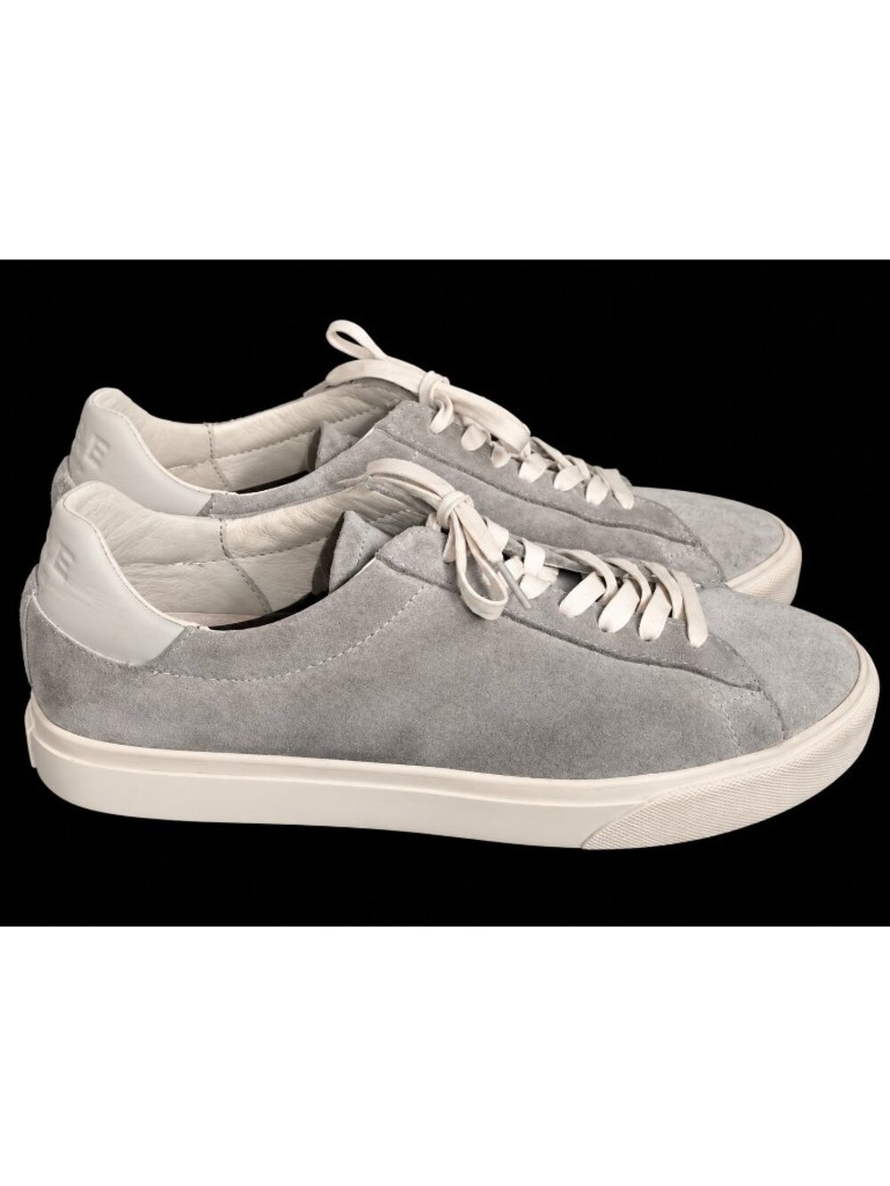 CLAE Bradley Suede Leather Grey Minimalist Sneakers Men's Sz 9.5 (Read Desc)